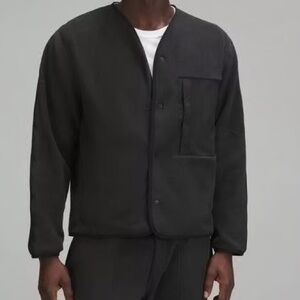Lululemon fleece snap front cardigan jacket Large L